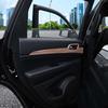 Wood Grain Door Handle Bezel Decal Trim Covers for Jeep Grand Cherokee 2011-
