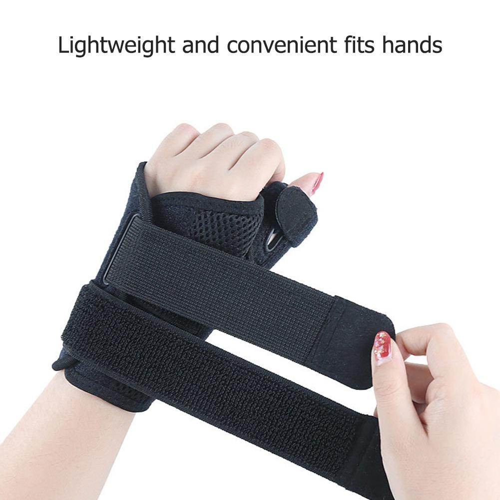 Adjustable Elastic Two-way Thumb Stabilizer Finger Support Wrist Band Brace Splint Wrap Wrist Hand Protector