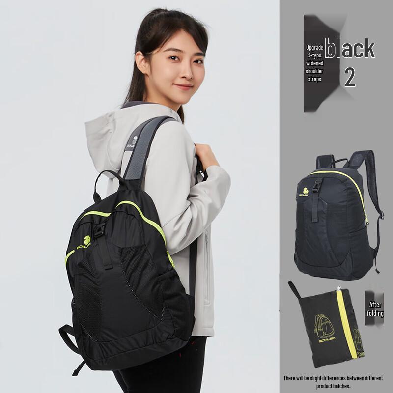 SCALER Outdoor Lightweight Foldable Hiking Backpack 22L
