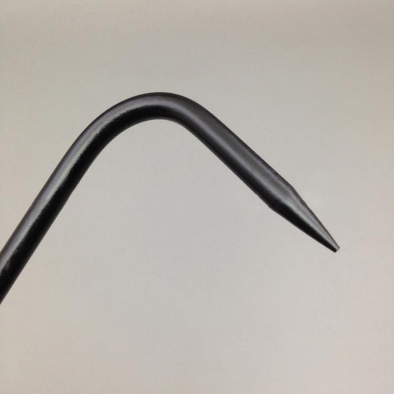 Tvirtas anglies plieno bonsai įrankių kabliukas medinė rankena Patvari žolės kabliukas Tvirtas žolės šaknų kabliukas