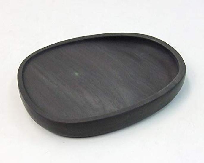 Duanxi Shinkengjai Rock Pond Inkstone 5 Inches Inkstone Egg-shaped