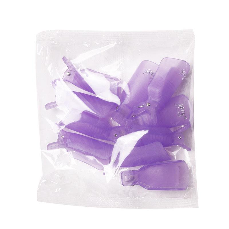 

Nail Gel Removal Clips and Cotton Pad Set for Easy Gel Polish Removal