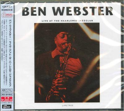 CD BEN WEBSTER - Live At the Harlemse Jazz Club CDSOL6413 Solid Records,  2015 Japan ObiJazz Used