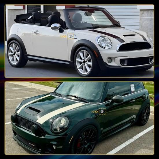 Clear Lens Front Side Marker Fender Lights For MINI Cooper R55 R56 R57 R58 R59