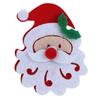 20PCS/Bag Merry Christmas Ornament Cloth Patch DIY Santa Claus Elk Snowflake Pattern Christmas