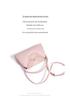 Black Versatile Women's Crossbody Bag - Large Capacity, High-End Cowhide Handbag for Office Workers