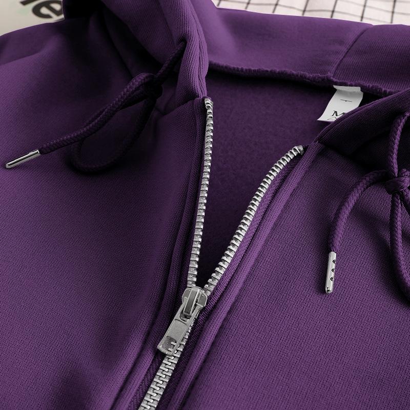 2024 Y2K Styl Vyšívaná Mikina na Zip - Unisex Evropský & Americký Top Bundy