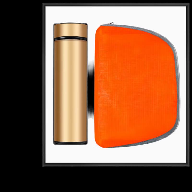 Business Gift Thermos and Folding Backpack Set
