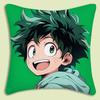Anime Hunter x Hunter Pillow Covers Cartoon Sofa Decorative Home Doublesided Printing Short Plush Cute Cushion Cover
