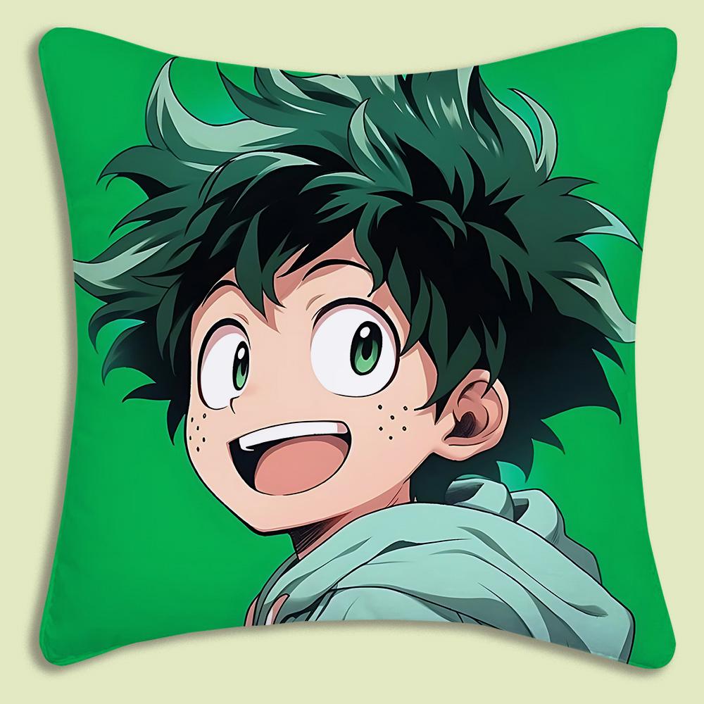Anime Hunter x Hunter Pillow Covers Cartoon Sofa Decorative Home Doublesided Printing Short Plush Cute Cushion Cover