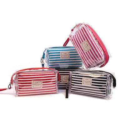 Beach Bag Double Transparent Pouch Square Type 5 Types To Choose from 1724