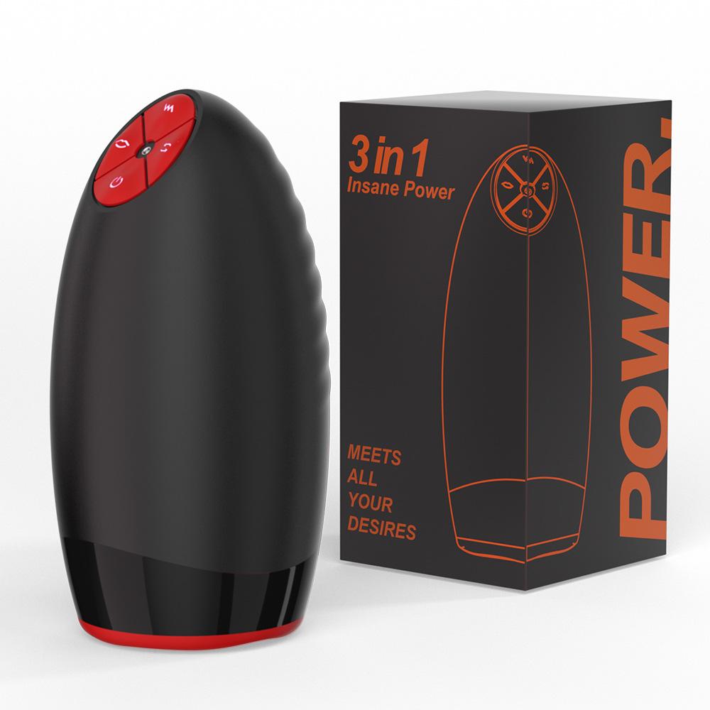 Automatic Male Masturbator Rotation Vagina Glans Vibrating Trainer Pocket Pussy Penis Blowjob Sucking Machine Sex Toys For Men