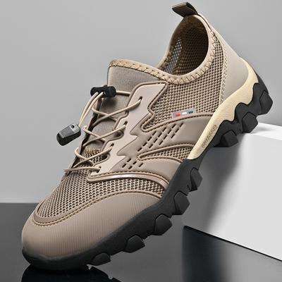 Men's Mesh Shoes Summer Breathable Casual Shoes Outdoor Beach Lightweight Anti Slip Men's Water Shoes