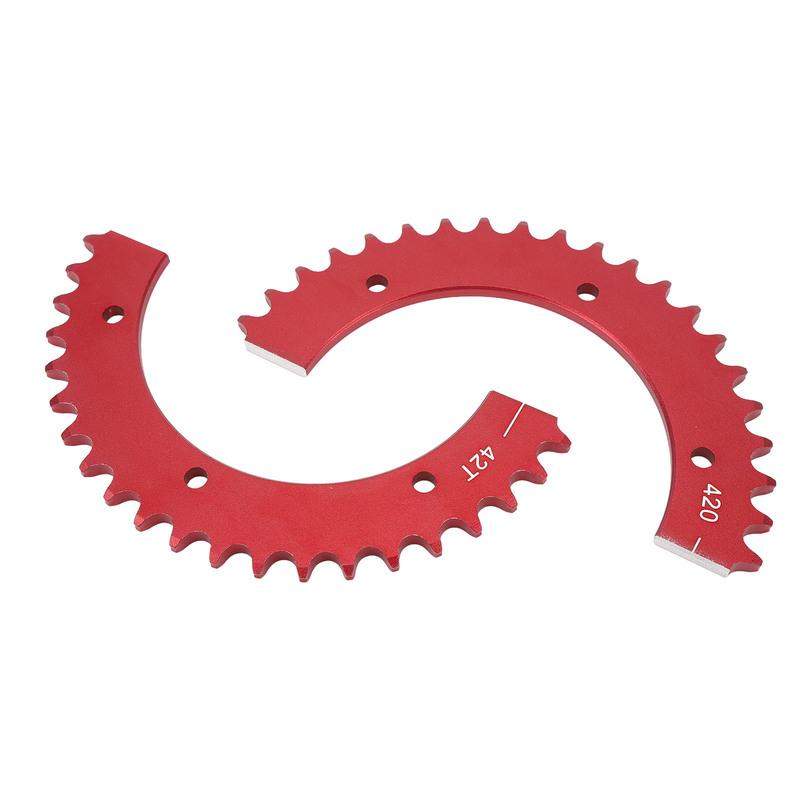 Split Sprocket 420 Chain 42 Tooth Aluminum Alloy Rear Split Sprocket for Predator 212cc 196cc 420cc Mini Bike Go Kart Universal