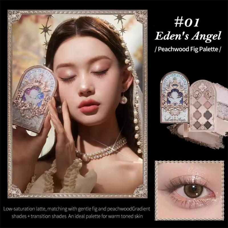 Flowerknows Free Combination Makeup 4pcs Set Lip Mud Highlighter Powder Blusher Eye Shadow Professional Makeup Gift For Girl