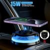 Magnetic Wireless Charger Aromatherapy Home Smart Diffuser Car Ambient Light Quick Charger for iPhone 16 15 14 13 Samsung Xiaomi