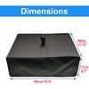 Deep Fryer Cover, Dustproof | Waterproof Anti-static | Scratch-resistant | Heat-Resistant | 600D Nylon Fabric Dust Cover for Secura 1700-Watt Deep