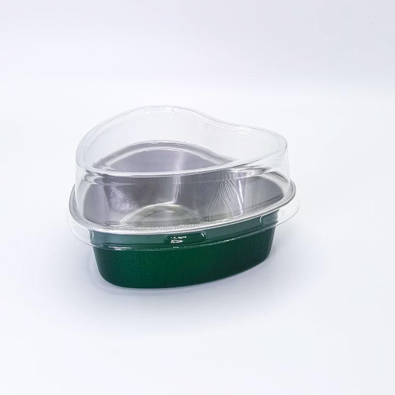 Heart-Shaped Aluminum Pudding Cup for Air Fryer Use Only (Not for Domestic Sales)