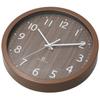 NITORI Silent Second Hand Clock SW 26cm Medium 8172747 Wall/Desk 001FR, Diameter, Brown,