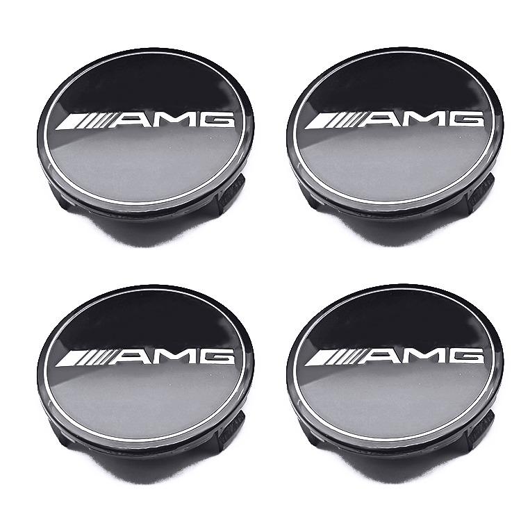 YDC4   Car Styling Wheel Center Covers Hub Caps Cover Emblem Stickers for Mercedes Benz W203 W204 W168 W176 CLA CLK CLS W124 W205 W211