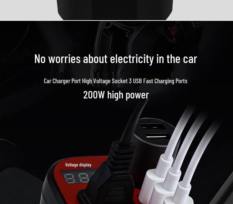 Universal Car/Van Inverter & Charger 12V/24V to 220V