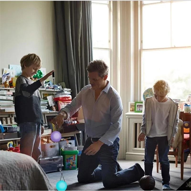 LED for Belly Dance Accessory Multi-Colored Glow Balls Light Up for Party Dance Throwing Ball Shaped Stage Light Party Decor