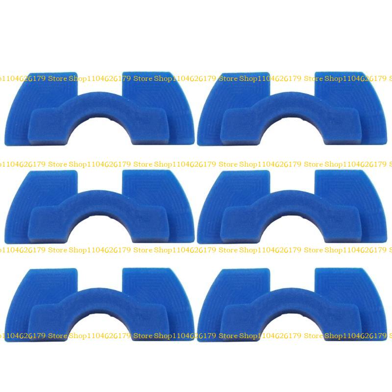 

A1A2 6Pcs Scooter Front Fork Damping Rubber Pad Vibration Damper Easy to Install синій