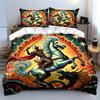 """Heroic Battle Fantasy Art Set"" Weiche Bequeme Bettbezug Bettwäsche-Set Enthalten 1*Bettbezug & 2*Kissenbezüge Geschenk"""