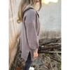 Veste à capuche en mélange de laine pour femme Manteau d'hiver décontracté Couleur unie Veste à poches Mode Automne Hiver pour l'Europe l'Amérique
