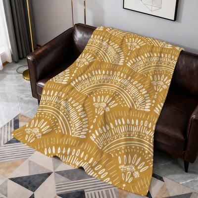 Abstract Bohemian Eccentric Boho Soft Warm Plush Blanket for Dormitory Sofa Living Room Pet Hogar Bedroom Gift Nap Home Flannel