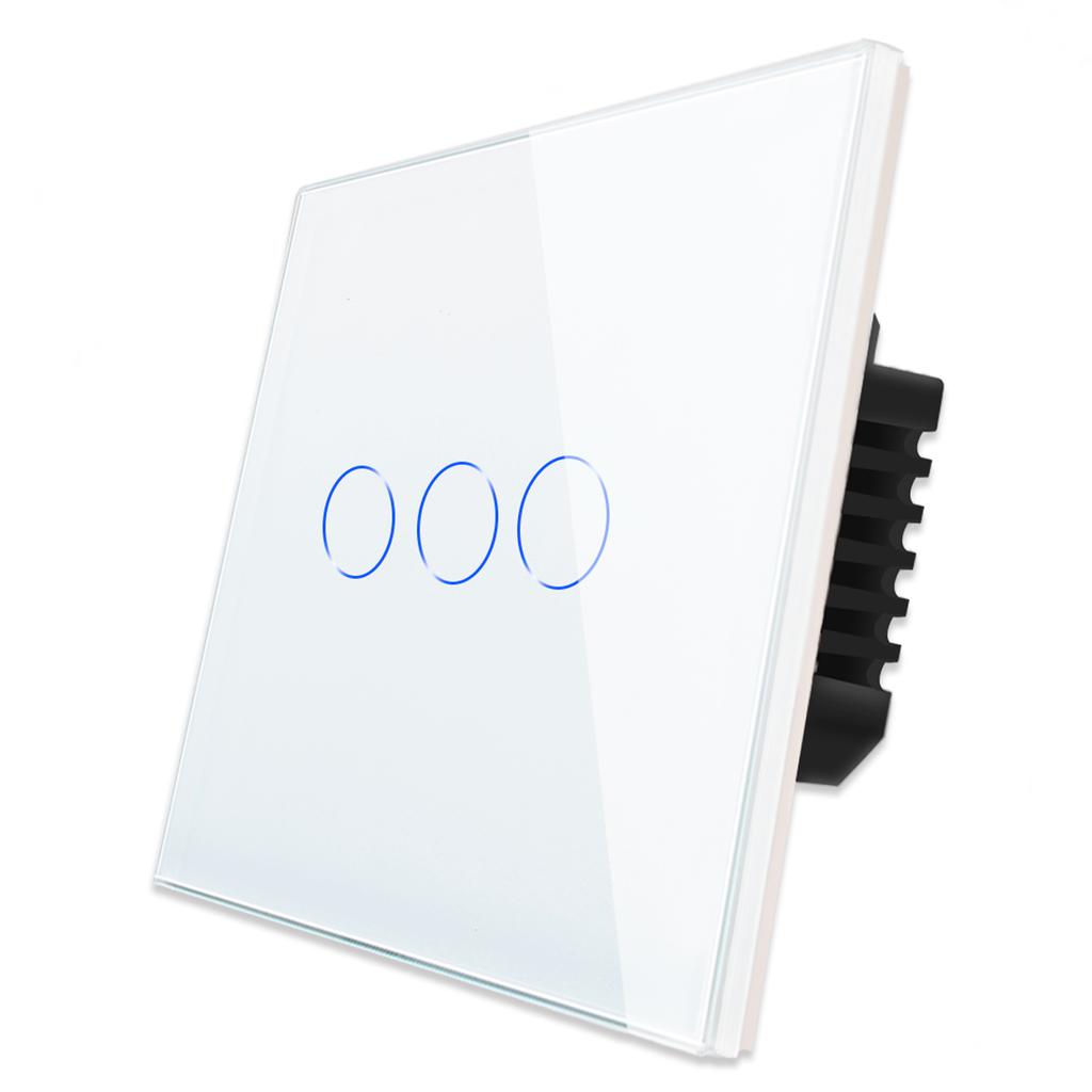 Bingoelec Bestseller Glaspanel 1/2/3/4-fach Modern EU-Stil Touch für Hauswand Schalter