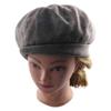 Lady Adjustable Beret Checkered Pattern Women Beret Round Beret Winter Autumn Hat Korean Style Hat