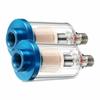 2pcs 1/4 Inch BSPP Oil Water Separator Male and Female Thread Plastic Air Compressor Water Separator Filter 1/4 Inch NPT