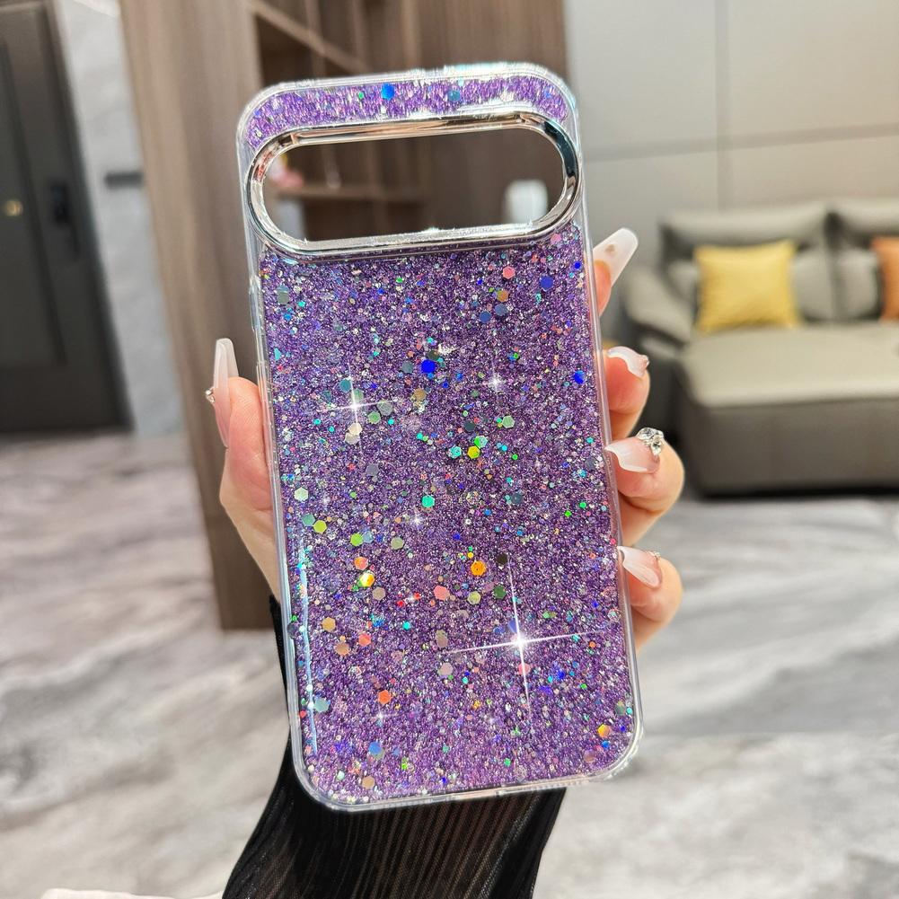Sequin Glitter Phone Case For Pixel 10 Pro XL 10 Pro Google Pixel 9a 9 Pro 8a 8 Pro Bling Glitter Sparkle TPU Protective Cover