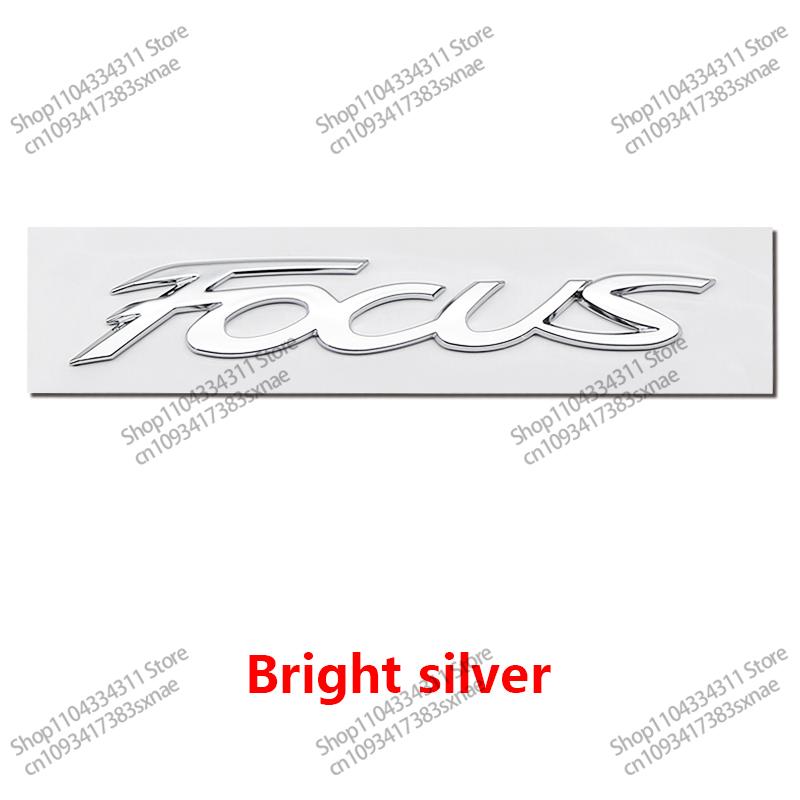AJH1 1Pc 3D ABS Letter Rear Trunk Badge Emblem Replacement For Ford Focus MK3 MK4 MK6 MK7 Auto Tuning Exterior Styling Accessory