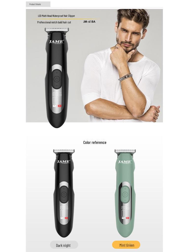 Elektrischer selbstrasierender Haarschneider und Rasierer für den Heimgebrauch mit Glatze