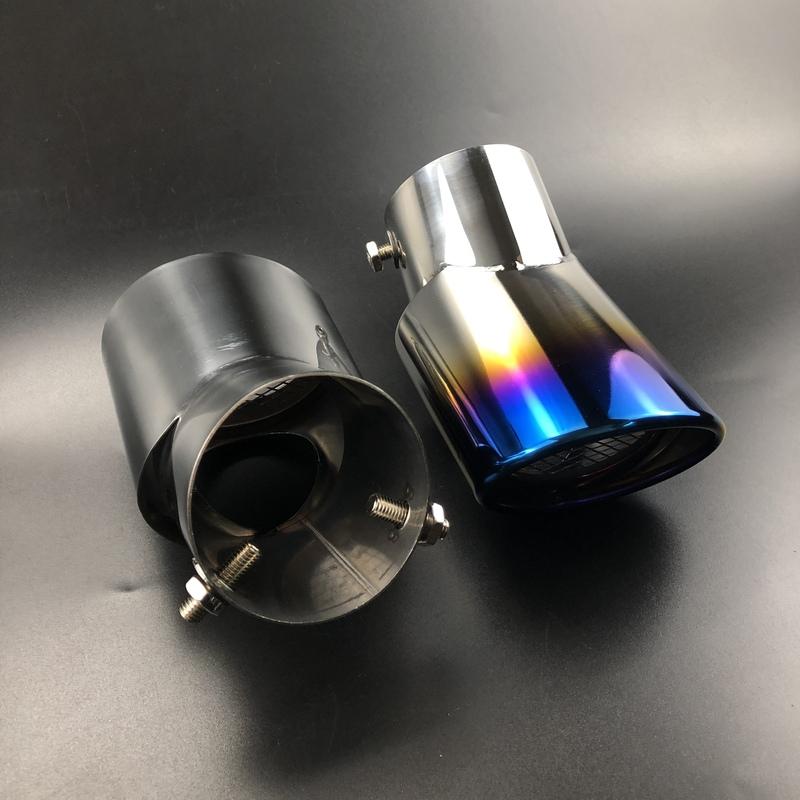 Car accessories Stainless steel chrome exhaust tube tail pipe Case for Mitsubishi PAJERO V31 V33 V73 V93 V97 2007-2019