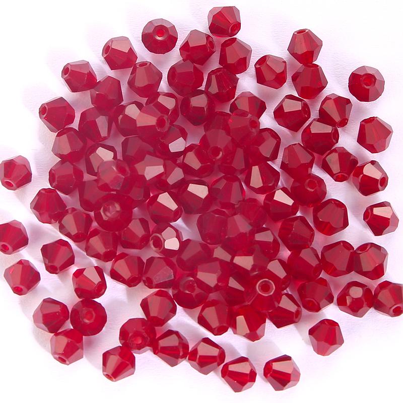 200 Pièces 4MM Perles de Verre Forme Cônes Cristaux Facettés pour la Fabrication de Bijoux Bracelet Collier Boucles d'Oreilles Perles DIY