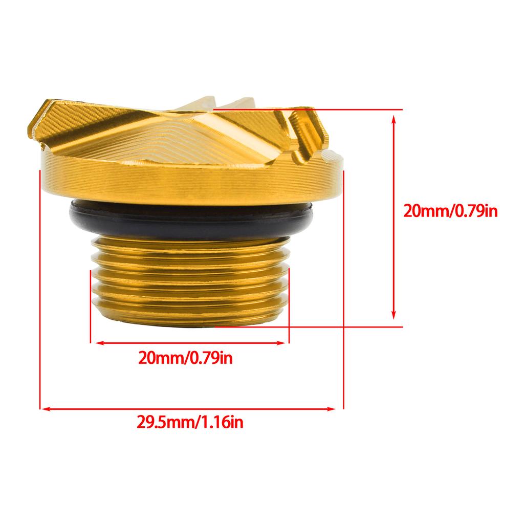 Motorcycle CNC Engine Oil Filler Cap Oil Plug Cover For Kawasaki Z900 Z650 Z800 Z400 Z1000 Z1000R Z1000SX Z900RS Z125 Modified