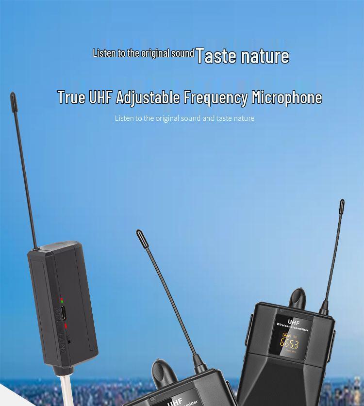 UHF Wireless Lavalier Microphone for Mobile Live Streaming & Vlogging - Special Offer