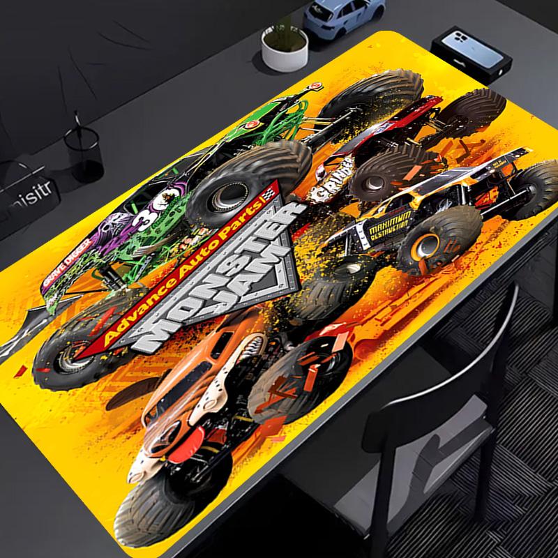 Monster Jam Mouse Pad - Non-Slip Rubber Base, Smooth Surface for Work,Gaming,Office,And Home Use, Desk Mouse Pad