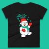 Make A Wish Snowman Christmas Womens T-Shirt Mens Tops Tees Unisex