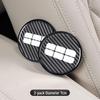 Compatible Geely Galaxy E5/L7/L6/E8/L9/L5/E6/E7 Carbon Fiber Texture Waterproof Cup Coaster