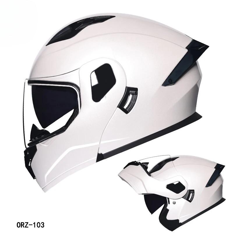 's Latest High-quality Motorcycle Modular Flip Helmet ABS Material Dual Lens Full Helmet DOT Batch