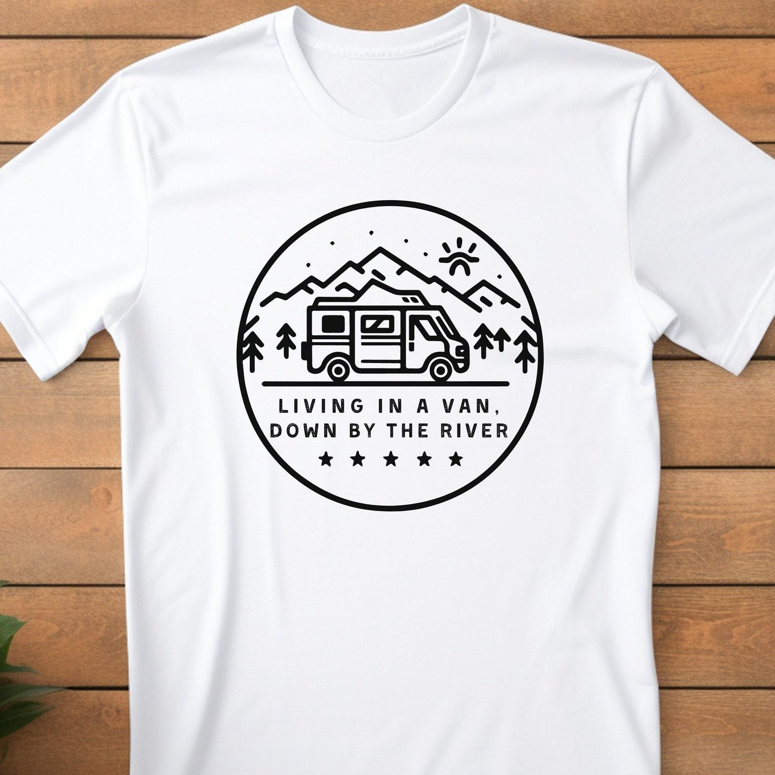 Van Life Shirt, Funny Van Life Gift, Van Lifer T-shirt, Overland Camping T, Road Trip Shirt, Retro Camper Van Tee, Camper Van Life XL