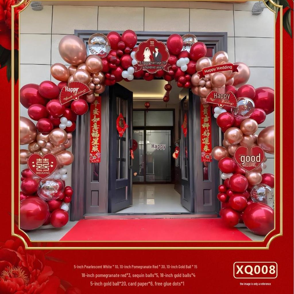 Hochzeitszimmer Ballon Dekorationen: Elegante Ballon-Dekoration für Hochzeiten