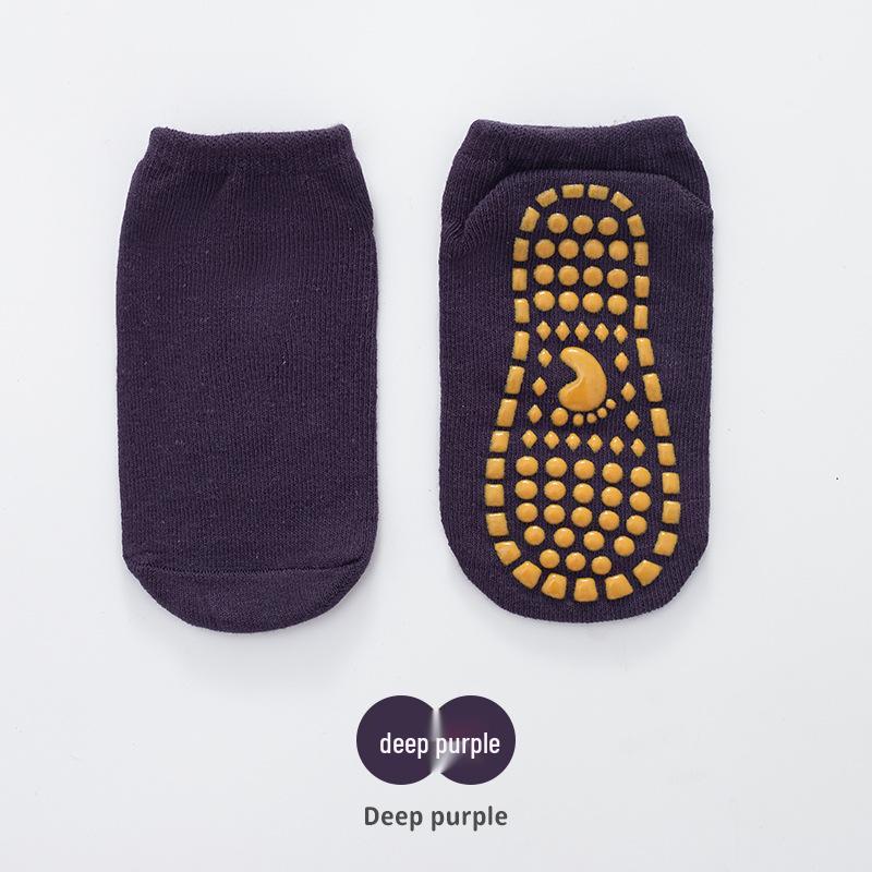 Non-Slip Children's Trampoline & Yoga Socks: Early Education Step-Taking Thin Four Seasons Style