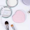 1 Piece Dual Sided Portable Heart Shaped Compact Mirrors Folding Makeup Mirror Travel Size High Definition Pocket Vanity