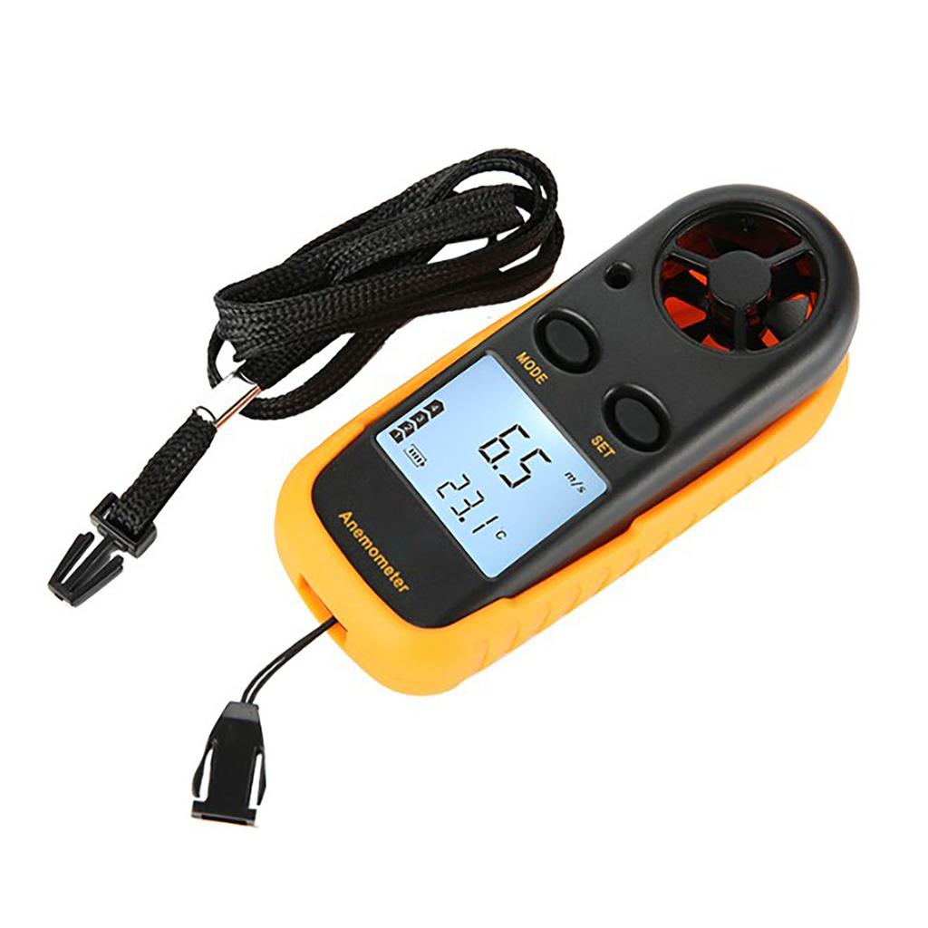 Wind Speed Meter Chill Tester Velocity Gauge Digital Anemometer for Industry Agriculture Digital Anemometer Wind Chill Tester