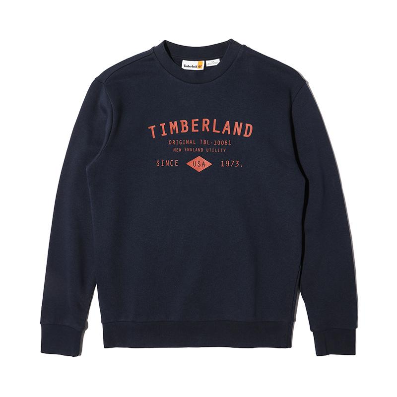 

Timberland Fleece Lined Hoodless Pullover Long Sleeve Sweatshirt Men sweatshirt A291T-433 S